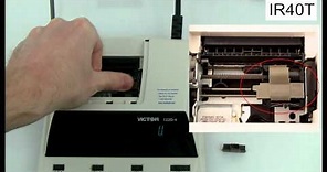 How To Change A Victor Calculator Ink Roller