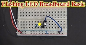 Flashing LED With 2n2222 Transistor