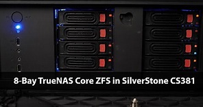 TrueNAS Core ZFS NAS Build Walkthrough in a SilverStone CS381 Chassis
