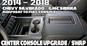 2014 - 2018 CHEVY SILVERADO / GMC SIERRA - Center Console Upgrade / SWAP from jumpseat