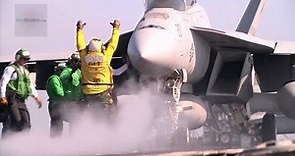 F/A-18E/F Super Hornet Catapult Launchs - USS Enterprise Flight Deck Operations