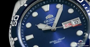 Orient Blue Automatic Dive Sport Watch Diver FAA02005D9 AA02005D