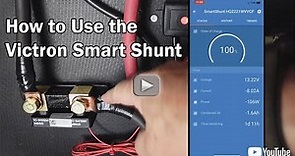 Installing and Using the Victron SmartShunt
