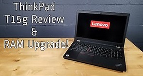 Lenovo ThinkPad T15g Gen1 Review with Benchmarks, RAM Upgrade, and a Look Inside