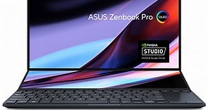 ASUS Zenbook Pro 14 Duo OLED Tech Black 14.5 Touchscreen Notebook Intel i9-13900H 32GB RAM 1TB SSD, NVIDIA GeForce RTX 4060 - UX8402VV-PS96T
