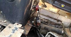 Swivel joint repair on a Bobcat Excavator