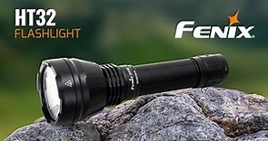 Fenix HT32 Flashlight with White, Red and Green LEDs - Max 2500 Lumens