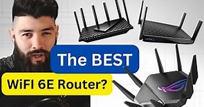 WiFi 6E Routers: TP-Link Archer AXE5400, Linksys Hydra Pro 6E, and ASUS ROG GT-AXE11000