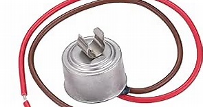 DRELD 4387503 Refrigerator Bimetal Defrost Thermostat, Replaces WP4387503 343917 61002113 PS11742474 AP6009317, Replacement for Whirlpool, Kenmore, Sears