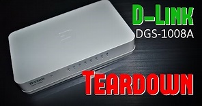 Teardown D-Link DGS-1008A 8-port 1-Gbps Ethernet Switch