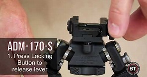 How to Adjust the ADM-170-S Quick Detach Lever on the Atlas Bipod