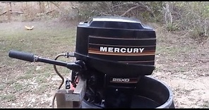 Mercury 25XD 25HP Outboard Motor Service Overview