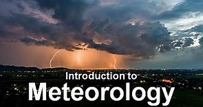 Introduction to Meteorology | Meteorology