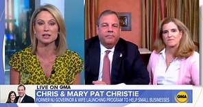 Former New Jersey Gov. Chris Christie and his wife talk about their new organization