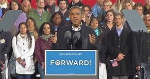 Raw Video: President Obama speaking In Aurora Sunday night