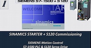 MS05b. [Siemens S120 #1] SINAMICS S120 Configuration and Commissioning via STARTER
