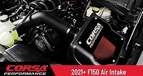 CORSA® Performance 2021+ Ford F-150 3.5L EcoBoost & 5.0L Cold Air Intake.