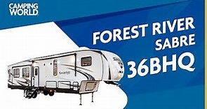 AMAZING Mid-Bunk 5th Wheel That Can Sleep 8! | 2022 Forest River Sabre 36BHQ RV Review