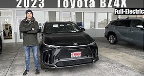 2023 Toyota BZ4X full electric SUV - first look