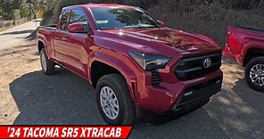 *Tested* New 2024 Toyota Tacoma SR5 XtraCab // Affordable and Peppy with 2 seats