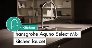 hansgrohe Aquno Select M81 kitchen faucet