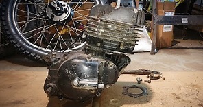 TS185 2 Stroke Engine REBUILD #1 | Disassembly