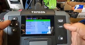 Topdon BT600 Professional Battery Tester, Starting Analysis and Charging Analysis With Printer!