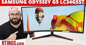 Samsung Odyssey G5 LC34G55T Monitor Review (2021) - Another Ultrawide Gaming Option?