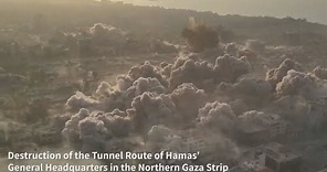 Israeli Army Footage of Hamas Tunnel Destruction in Gaza Strip | VOA News