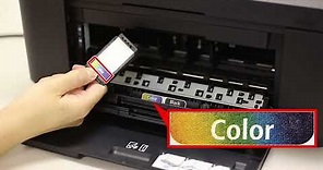 Installing the FINE cartridges (TR4500 series / E4200 series)