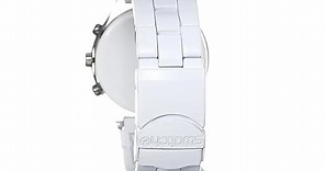 Swatch Men s SVCK4045AG Quartz Chronograph Date Plastic White Dial Watch