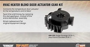 Highlighted Part: HVAC Blend Door Actuator Gear Kit for Dodge Durango & Jeep Grand Cherokee Models