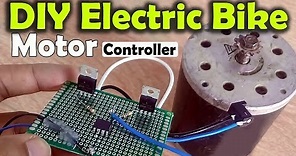 Arduino Project: Electric Bike | Bicycle | E Bike Motor controller using mc33152 & Parallel MOSFETs