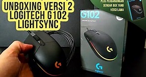 Unboxing Logitech G102/G203 Lightsync Gaming Mouse + Perbandingan BOX Logitech G102 Prodigy