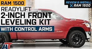 2019-2022 RAM 1500 ReadyLIFT 2-Inch Front Leveling Kit with Tubular Control Arms Review & Install