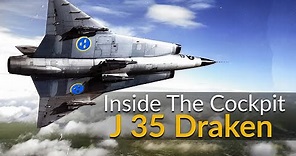 Inside The Cockpit - J 35J Draken