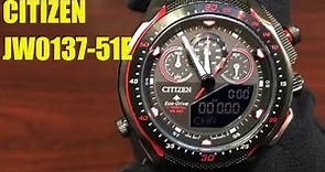 Citizen Eco-Drive Promaster SST Black Chronograph Racing Watch JW0137-51E