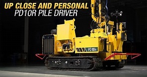 Walkaround of the PD10R pile driver with automation