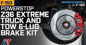 2012-2018 F-150 PowerStop Z36 Extreme Truck and Tow 6-Lug Brake Rotor Review & Install