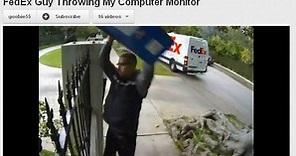 FedEx Apologizes After Driver Tosses Computer Monitor Over Fence - CBS Chicago