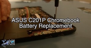 ASUS Chromebook C201P Battery Replacement