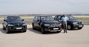All BMW X5 generations. A work of progress. F15, E70, E53.