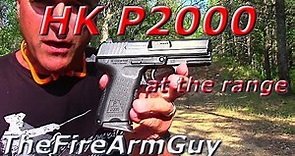 HK P2000 at the Range - TheFireArmGuy