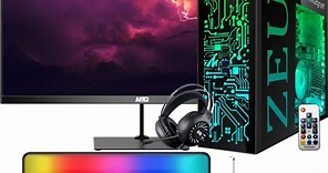 Amazon.com: TechMagnet Gaming Desktop PC, Intel i7 6th Gen, Zeus Pro 6, GT 1030, 8GB RAM ARGB, 1TB SSD