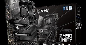 MSI MEG Z490 UNIFY ATX Gaming Motherboard (10th Gen Intel Core, LGA 1200 Socket, SLI/CF, Triple M.2 Slots, USB 3.2 Gen 2x2, Wi-Fi 6)