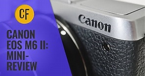 Canon EOS M6 ii: Mini-Review