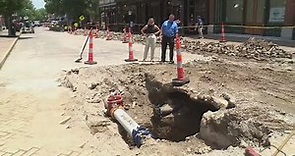 Jewel of St. Charles left in pieces after water main break