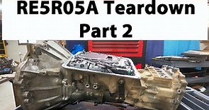 Nissan Infiniti RE5R05A Transmission Teardown Part 2