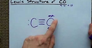 Lewis Structure of CO (Carbon Monoxide)