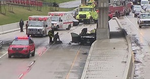 1 dead, 3 hurt in Kennedy Expressway crash